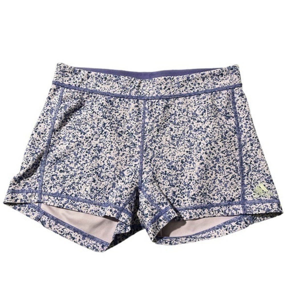 Adidas Purple Lavender Running Biker Shorts Gym Activewear Size Med EUC #2494